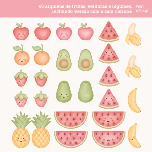 Kit Digital Quitandinha (Candy) – Cliparts em aquarela